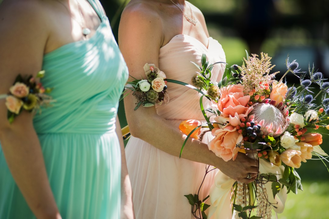 Love in the Summer Bridesmaids by Funkytown Photography West Coast Weddings