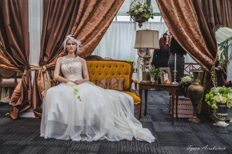 Model for West Coast Weddings Magazine