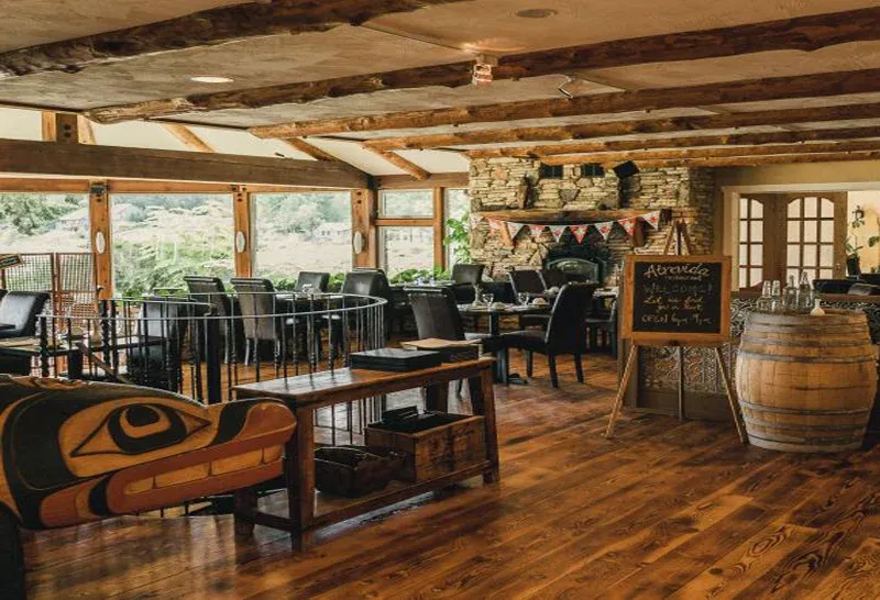 Gazebo view from Galiano Oceanfront Inn