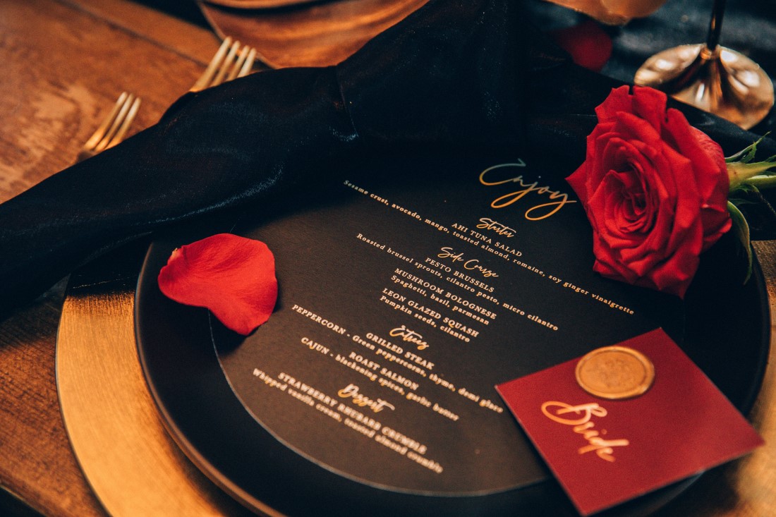 Old Hollywood Meets Modern Rose Menu at Yaletown Vancouver Loft