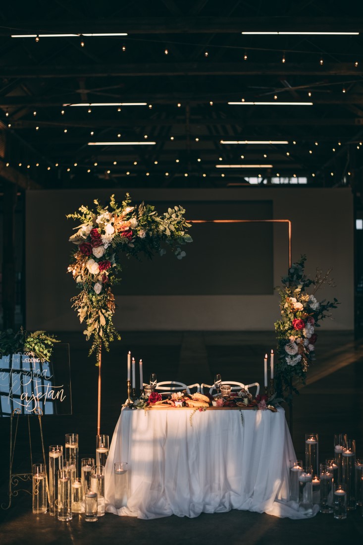 Laura Olson Photography Setup Golden Hour Wedding at The Vancouver Shipyards