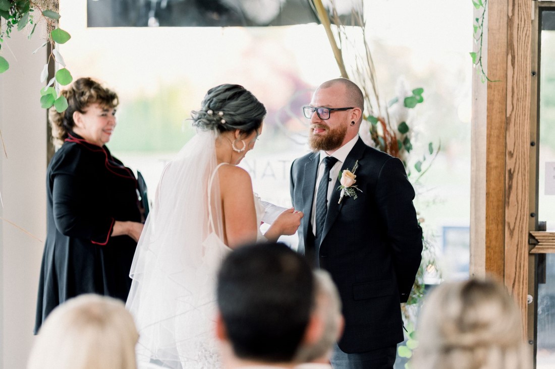 Vancouver couple exchange vows at Fiore and Famiglia