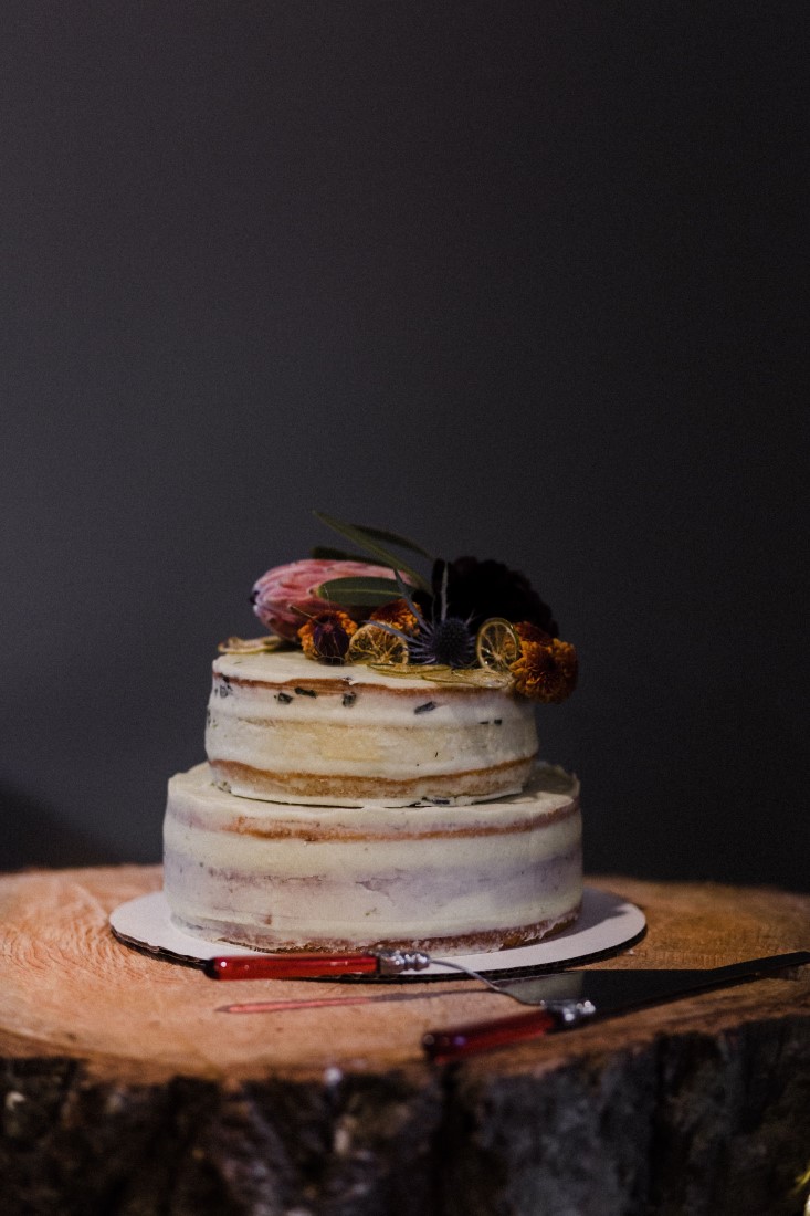 The Augusts Cake ‘I Do’ With a View at American Creek Lodge