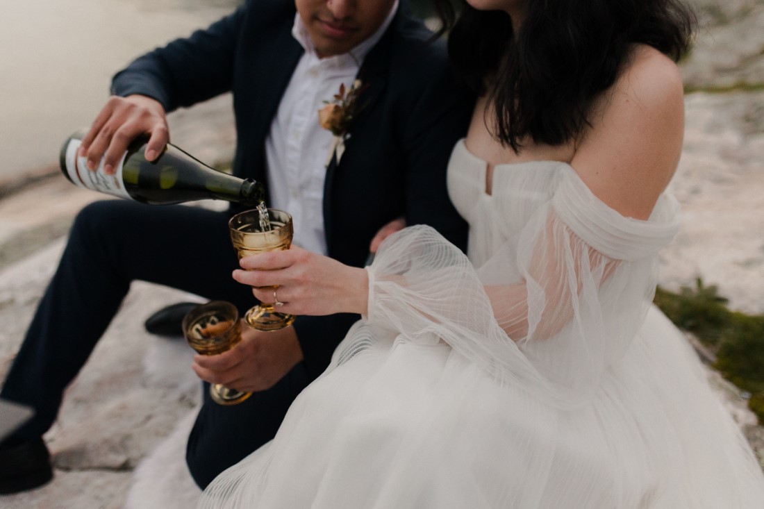 The Augusts Champagne Seaside in the City Vancouver Wedding Inspiration