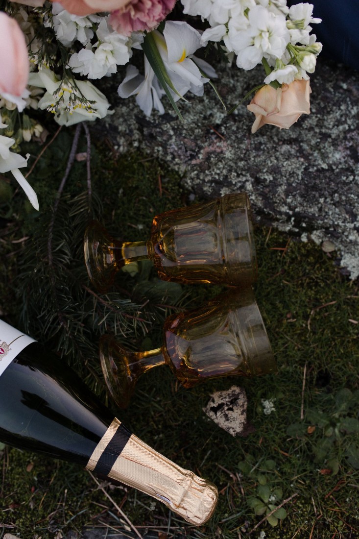 The Augusts Glassware Seaside in the City Vancouver Wedding Inspiration