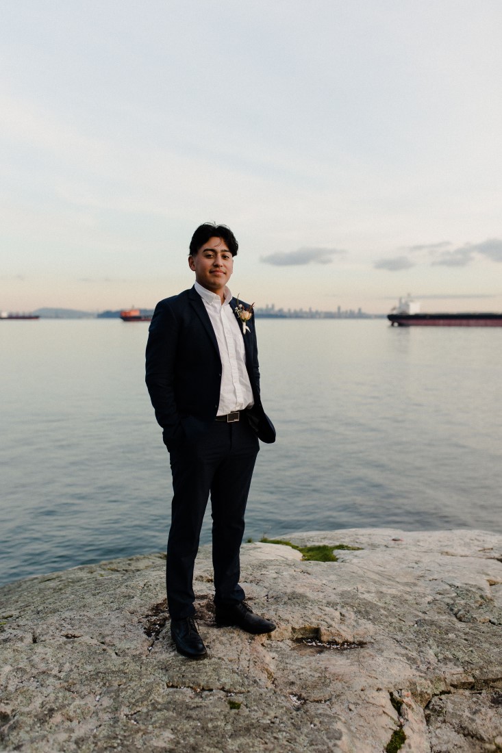 The Augusts Groom Seaside in the City Vancouver Wedding Inspiration