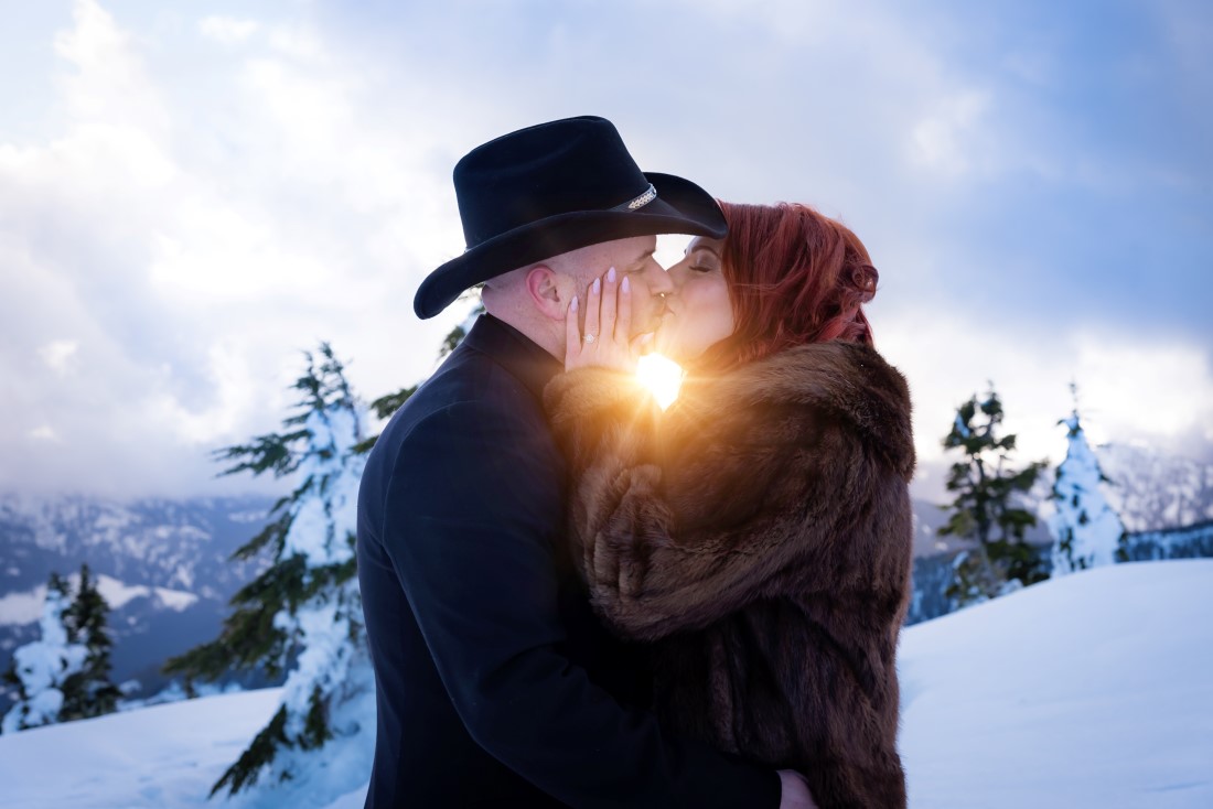 Helicopter Engagement on Vancouver Island by Janayh Wright Photography