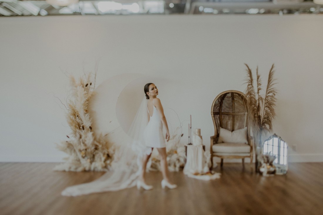 New Moon Bride Inspiration boho look in Vancouver