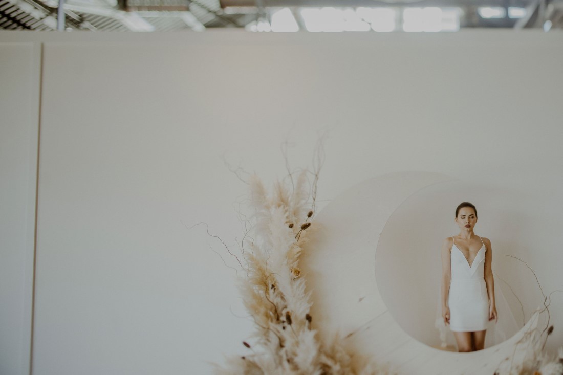 Pampas grass wedding decor 