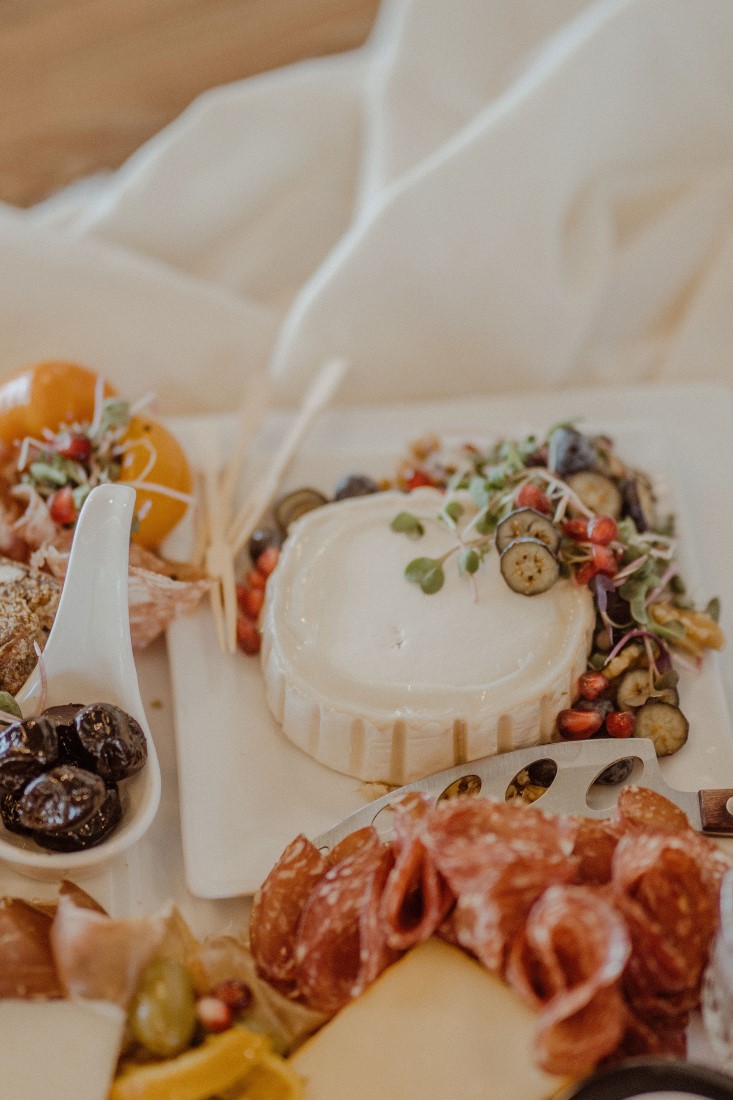 Cheesecake for boho wedding by Secret Spice Box Vancouver