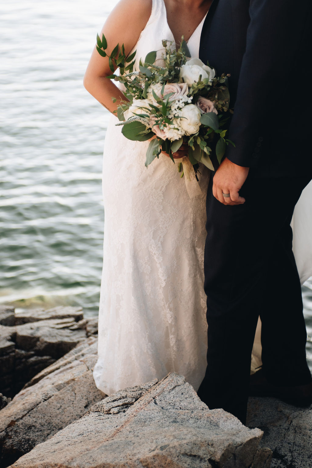 White Bridal Bouquet by Coquitlam Florist in Vancouver