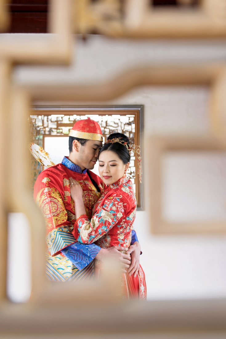 Good Fortune Engagement in Vancouver hold each other