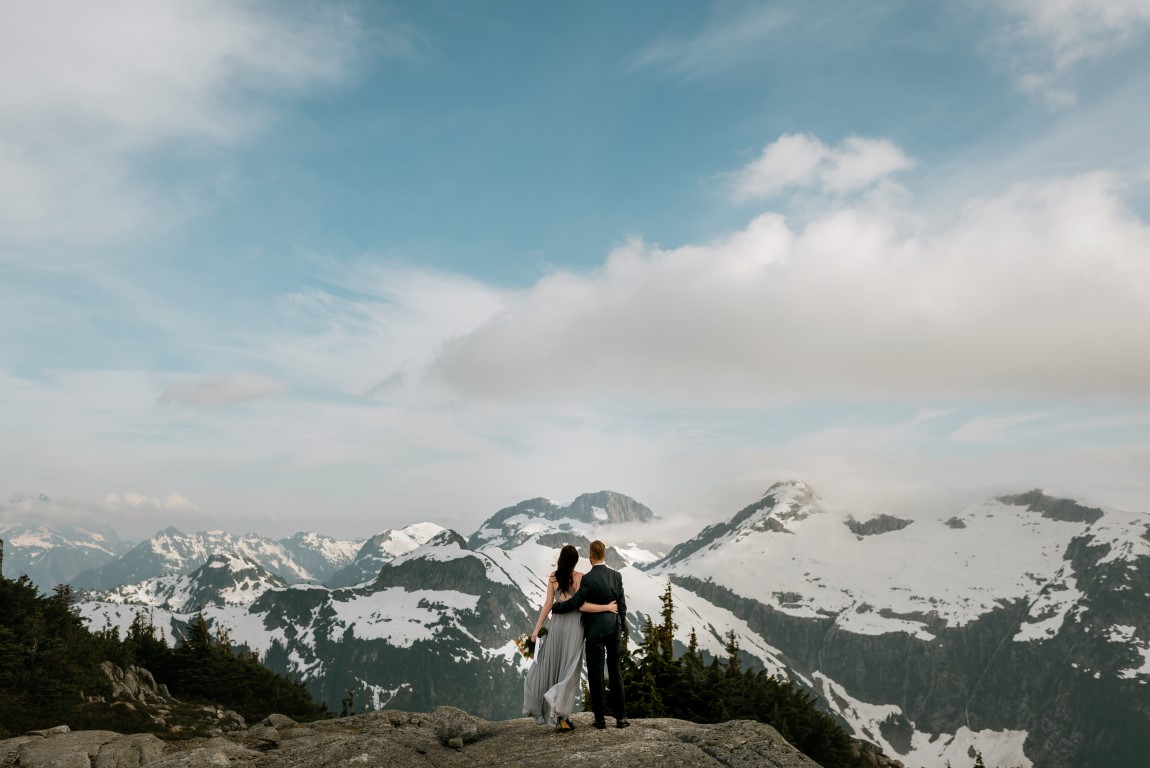 Krista + Joe Elope to Epic Mountain Views in BC