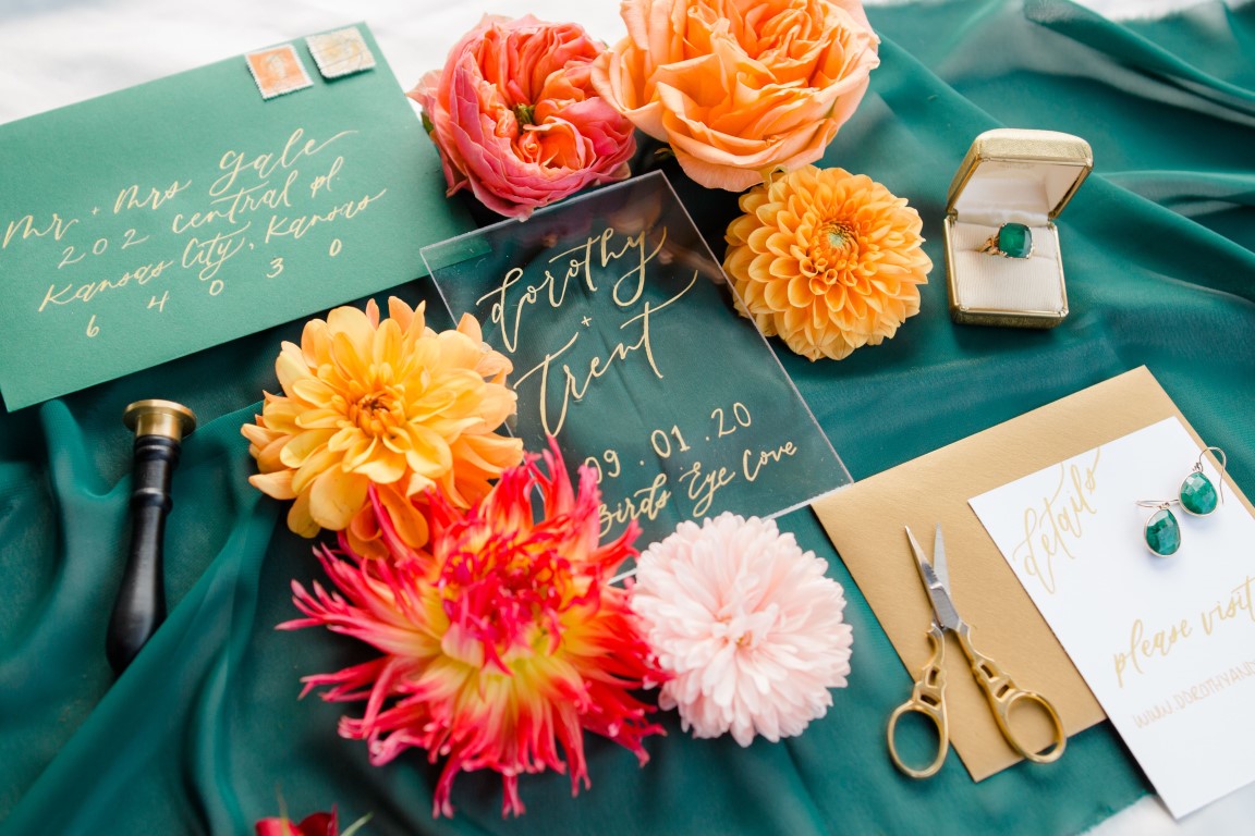 Somewhere Over the Rainbow Wedding Paper Suite