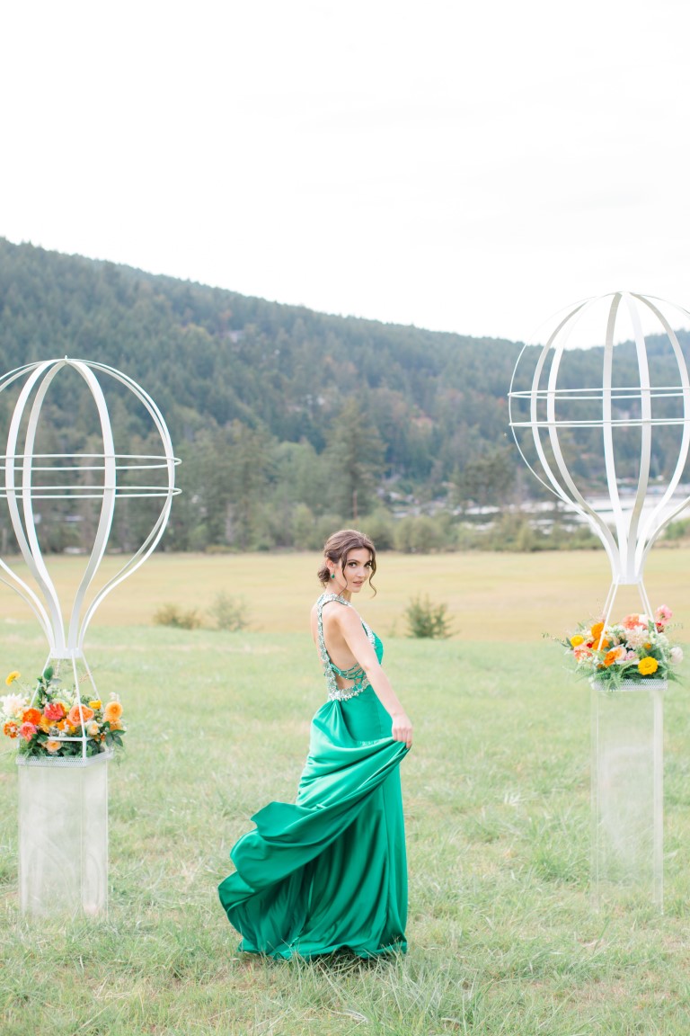 Somewhere Over the Rainbow Balloons at Birds Eye Cove Farm