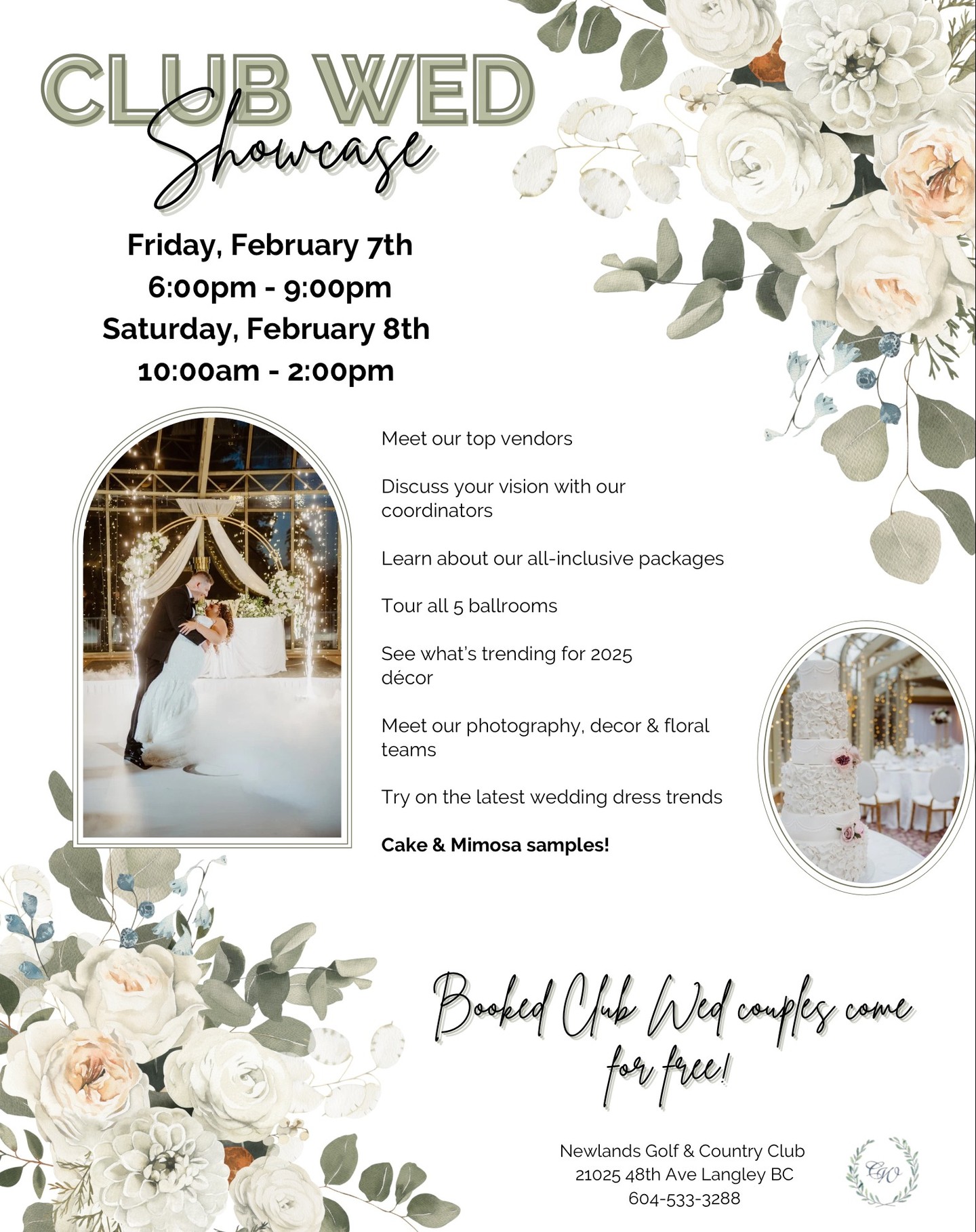 Newlands Club Wed Showcase